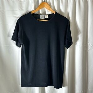 Lynn‎ Ritchie Navy Blue Shirt M